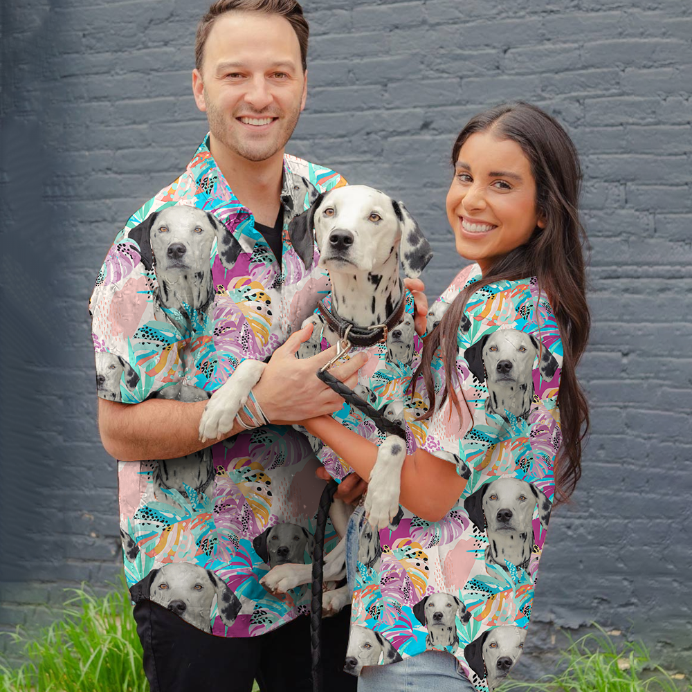 Custom Take Me To Hawaii Face Photo Women's Hawaiian Shirt, Gift For Pet Lover AI