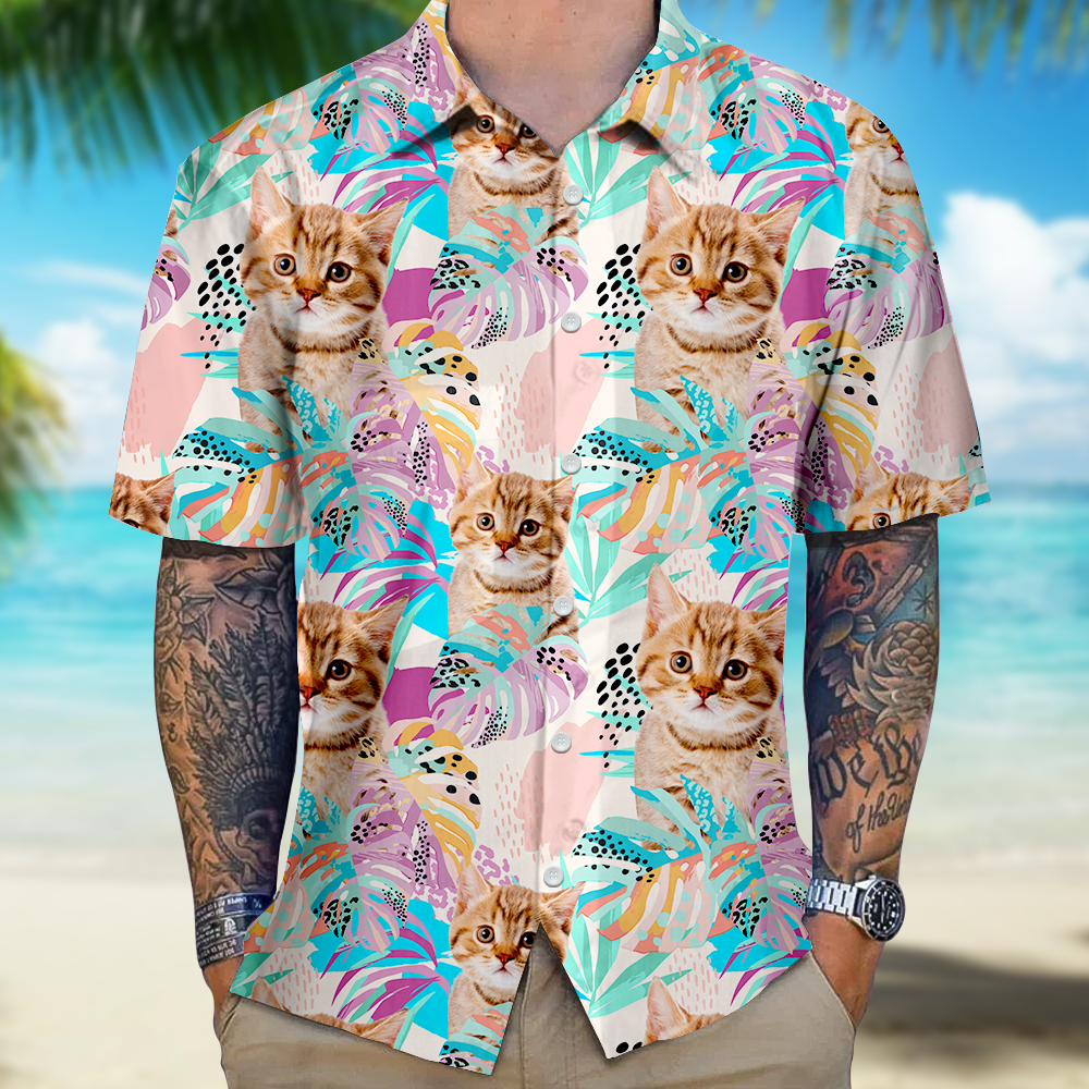 Custom Take Me To Hawaii Face Photo Set Hawaiian Shirt, Gift For Pet Lover AI