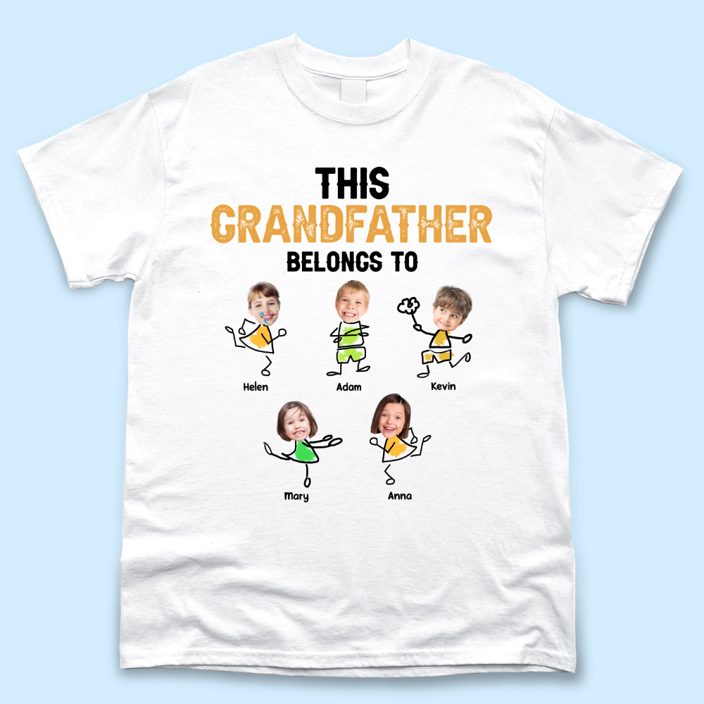 Personalized T-shirt - Father's Day Gift - This Daddy Belongs to Funny KIds Merchize