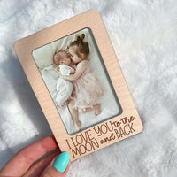 Thumbnail for Personalized Picture Frame Car Visor Clip - Father's Day Gift FC