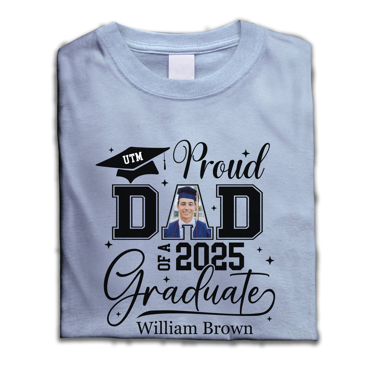 Custom Graduation Photo Proud Mom Dad 2024 Shirts, Graduation Gift Merchize