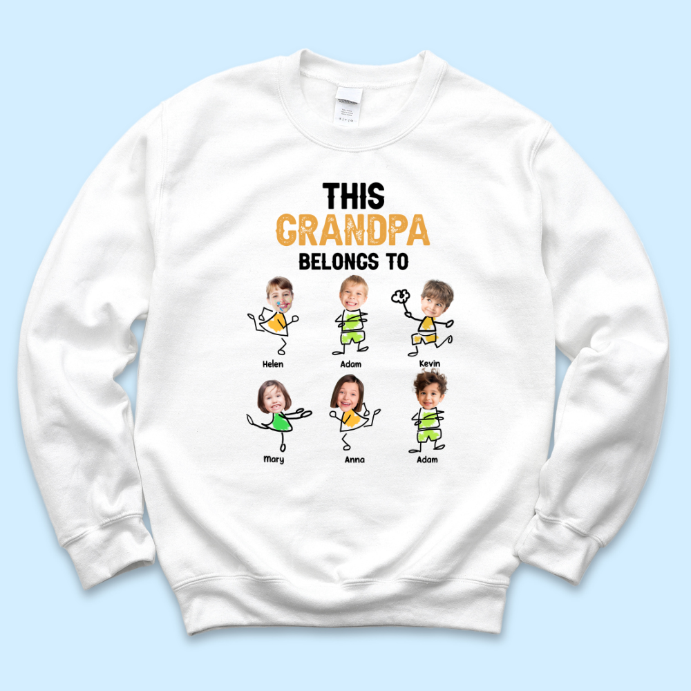 Personalized T-shirt - Father's Day Gift - This Daddy Belongs to Funny KIds Merchize