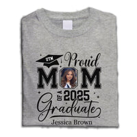 Thumbnail for Custom Graduation Photo Proud Mom Dad 2024 Shirts, Graduation Gift Merchize