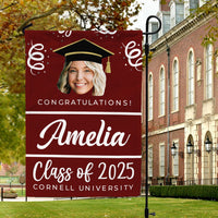 Thumbnail for Personalized Class of 2024 Senior Face Photo Flag - Graduation Party Supply FC