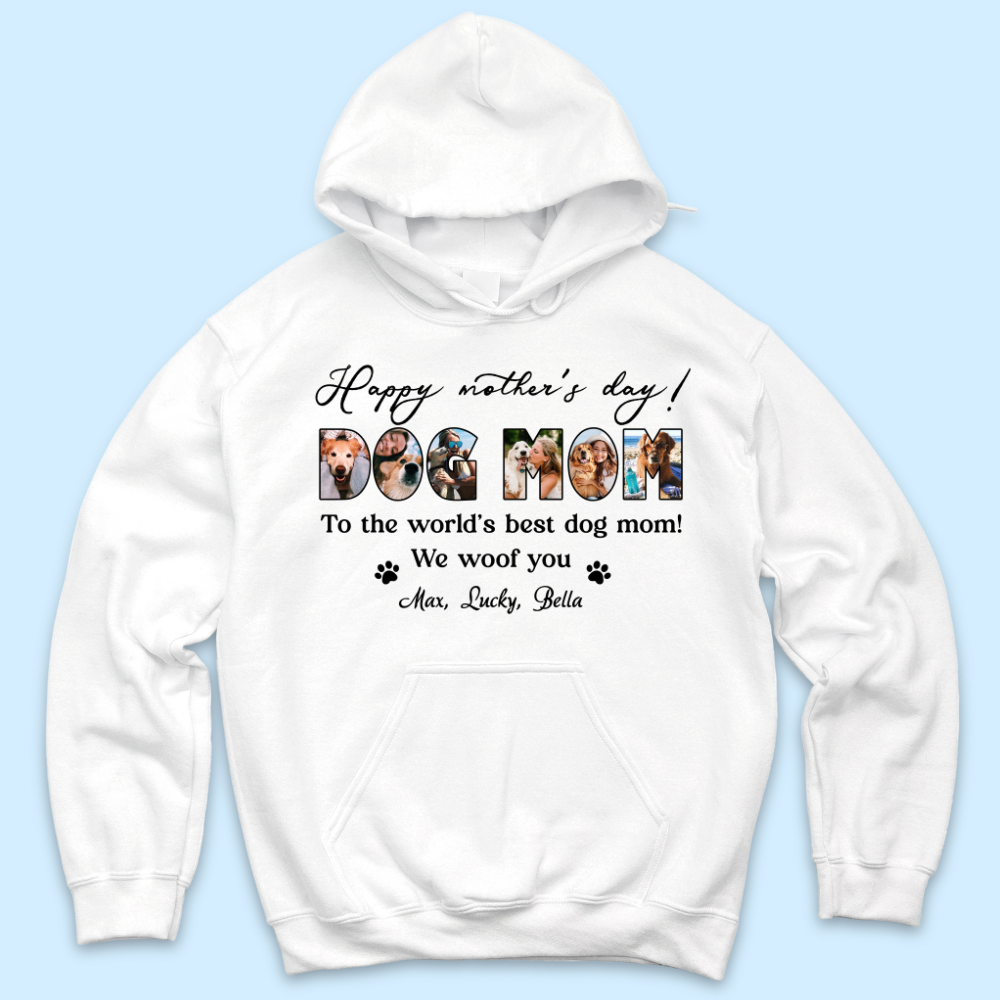 Happy mother's day Dog Mom Personalized 2D shirt, Gift for Dog mom Merchize