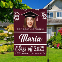 Thumbnail for Personalized Class of 2024 Senior Face Photo Flag - Graduation Party Supply FC