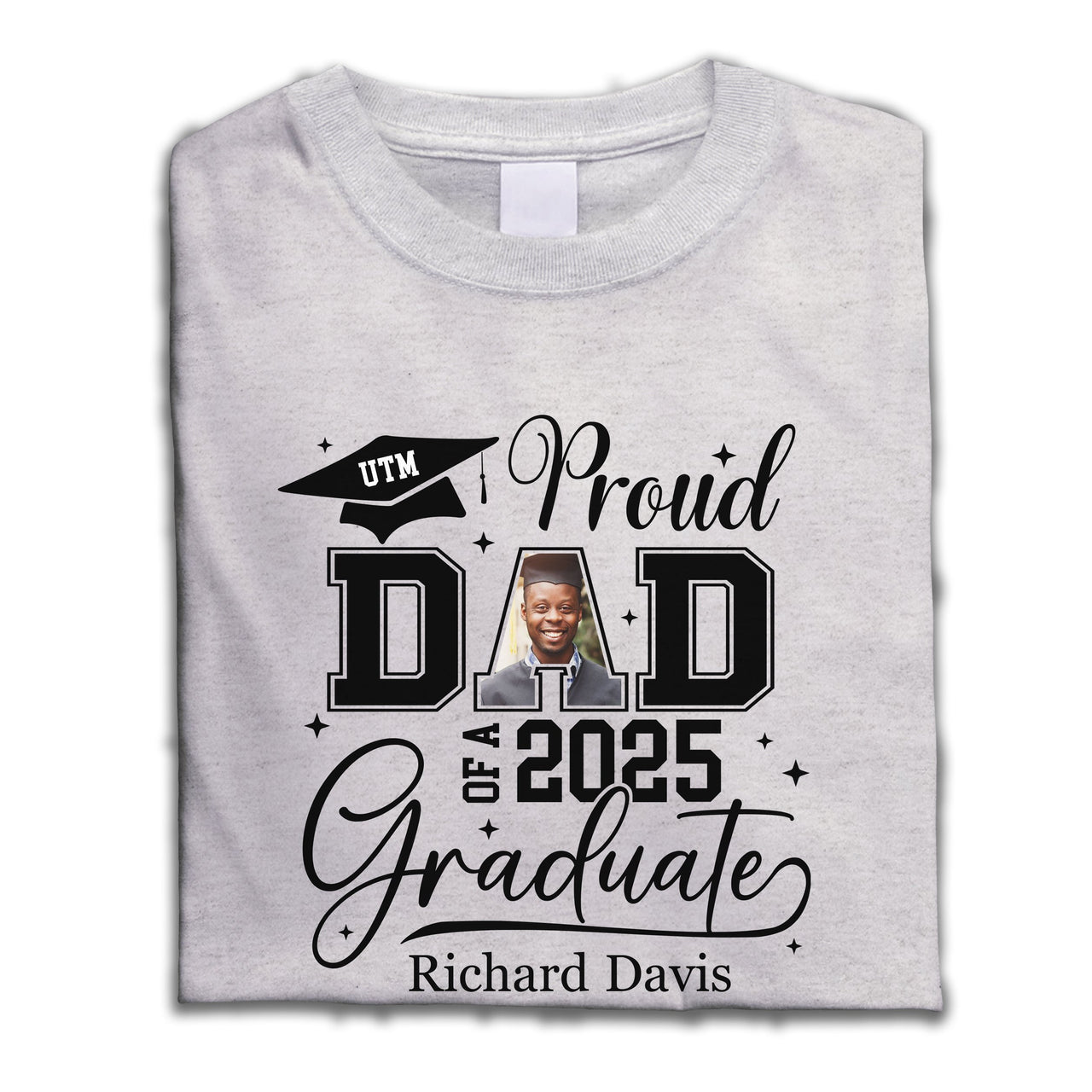 Custom Graduation Photo Proud Mom Dad 2024 Shirts, Graduation Gift Merchize