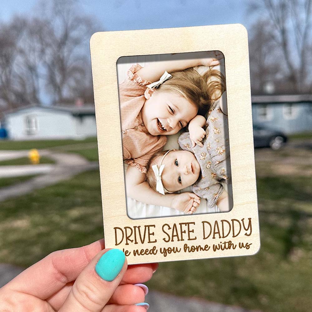 Personalized Picture Frame Car Visor Clip - Father's Day Gift FC