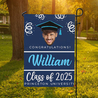 Thumbnail for Personalized Class of 2024 Senior Face Photo Flag - Graduation Party Supply FC