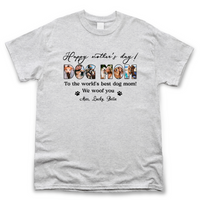 Thumbnail for Happy mother's day Dog Mom Personalized 2D shirt, Gift for Dog mom Merchize