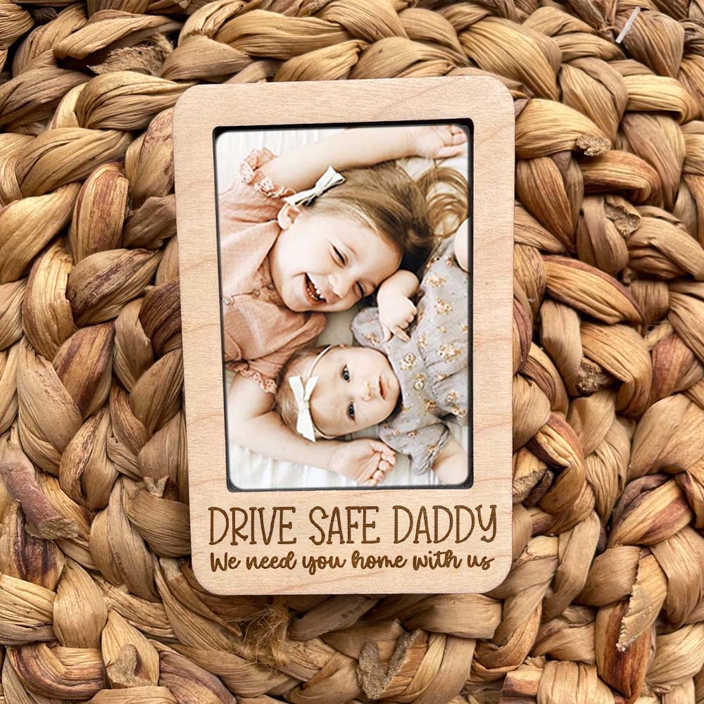 Personalized Picture Frame Car Visor Clip - Father's Day Gift FC