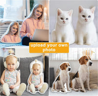 Thumbnail for Custom Shape Plush Pillow Case - Gift For Dog Cat Lovers - Cute Pet Photo Pillow Cushions AC