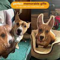 Thumbnail for Custom Shape Plush Pillow Case - Gift For Dog Cat Lovers - Cute Pet Photo Pillow Cushions AC