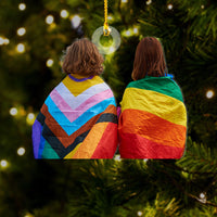 Thumbnail for Personalized Acrylic Ornament - Gift For LGBTQ - Lesbian Girls Photo AC