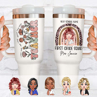 Thumbnail for Personalized Teach Them, Love Them, Watch Them Grow Teacher Squad 40oz Tumbler - Gift For Teacher FC