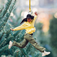 Thumbnail for Personalized Acrylic Ornament - Gift For Dancers - A Girl Who Loves Dancing Photo AC