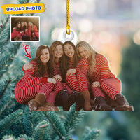 Thumbnail for Personalized Acrylic Ornament - Gift For Bestie - Girl Group Photo AC