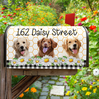 Thumbnail for Custom Dog Cat Photos Welcome To Our Home Mailbox Cover, Pet Lover Gift FC