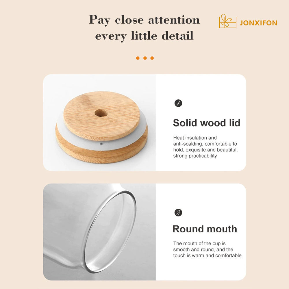 Custom Retro Style Dog Cat Photo Glass Bottle/Frosted Bottle With Lid & Straw, Pet Lover Gift AF