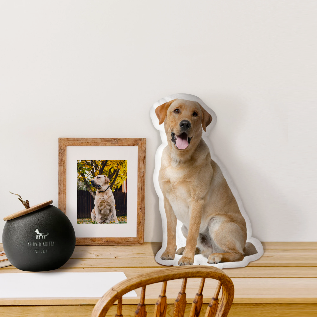 Custom Shape Plush Pillow Case - Gift For Dog Cat Lovers - Cute Pet Photo Pillow Cushions AC