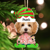 Thumbnail for Personalized Acrylic Ornament - Christmas Gift For Family - Face Photo Christmas Costumes FC
