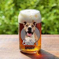 Thumbnail for Custom Pet's Human Photo Beer Glass Bottle/Frosted Bottle, Pet Lover Gift AF