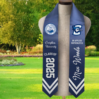 Thumbnail for Custom School Logo & Major Photo Class Of 2025 Graduation Stoles/Sash, Graduation Gift