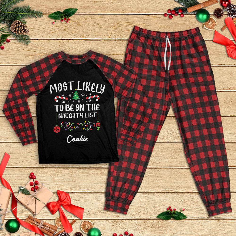 Personalized Raglan Pajamas Set - Christmas Gift For Family - Official Sleepshirt Merchize