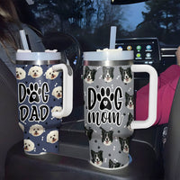 Thumbnail for Personalized 40oz Tumbler - Gift For Pet Lovers - Dog Mom Dog Cat Photos Yoycol