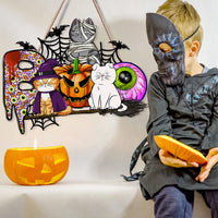 Thumbnail for Personalized Shaped Door Sign - Gift For Pet Lovers- Little Monster Dog Cat Boo Crew AE