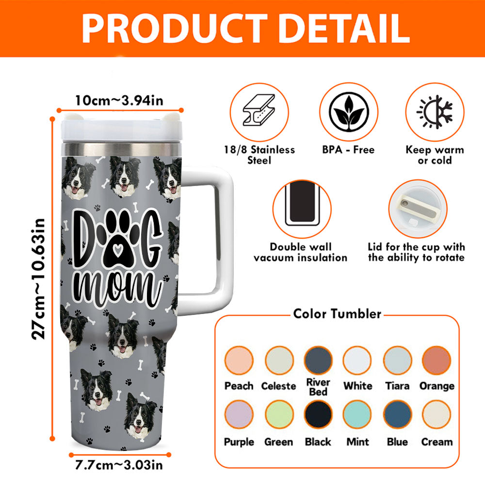 Personalized 40oz Tumbler - Gift For Pet Lovers - Dog Mom Dog Cat Photos Yoycol
