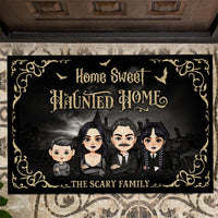 Thumbnail for Personalized Doormat - Halloween Gift For Family - They're Creepy & They're Kooky AB