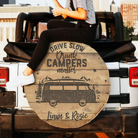 Thumbnail for Custom RV Making Memories One Campsite At A Time Spare Tire Cover, Gift For Campers JonxiFon