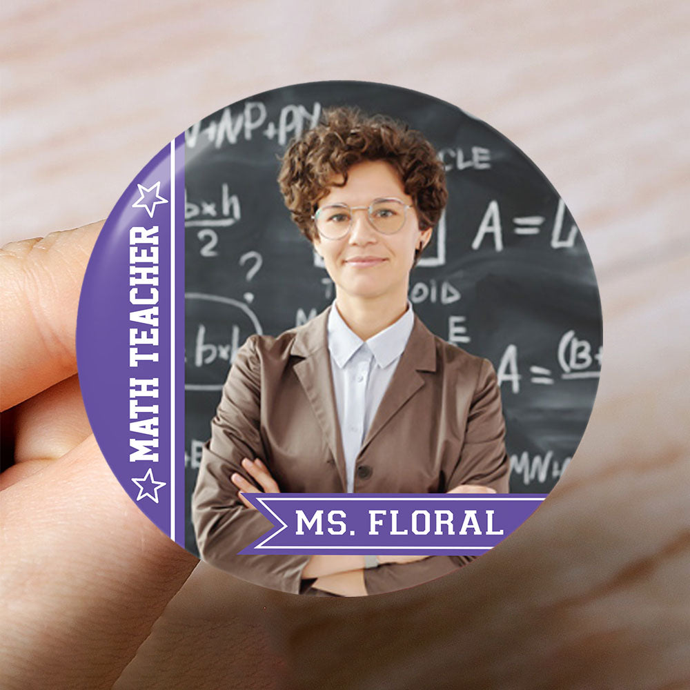 Personalized Grade Squad Teacher Team Pin Button Badge, Back To School Accessory JonxiFon