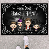 Thumbnail for Personalized Doormat - Halloween Gift For Family - They're Creepy & They're Kooky AB