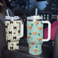 Thumbnail for Personalized 40oz Tumbler - Gift For Pet Lovers - Magic Retro Dog Cat Photo Yoycol