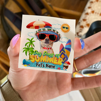 Thumbnail for Personalized Photo Dog Days Of Summer Temporary Tattoos, DIY Dog Lover Gifts JonxiFon