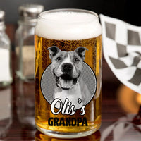 Thumbnail for Custom Pet's Human Photo Beer Glass Bottle/Frosted Bottle, Pet Lover Gift AF
