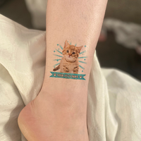 Thumbnail for Personalized Funny Pet Photo Glitter Temporary Tattoos, DIY Gift For Dog Cat Lovers JonxiFon
