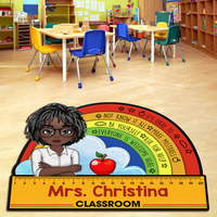 Thumbnail for Personalized Classroom Teacher Welcome Doormat, Back To School Gift For Teacher AB