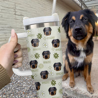 Thumbnail for Personalized 40oz Tumbler - Gift For Pet Lovers - Magic Retro Dog Cat Photo Yoycol