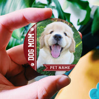 Thumbnail for Personalized Dog Mom Dog Dad Button Badge, Pet Lovers Gift JonxiFon