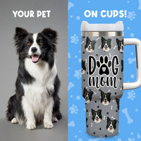 Thumbnail for Personalized 40oz Tumbler - Gift For Pet Lovers - Dog Mom Dog Cat Photos Yoycol
