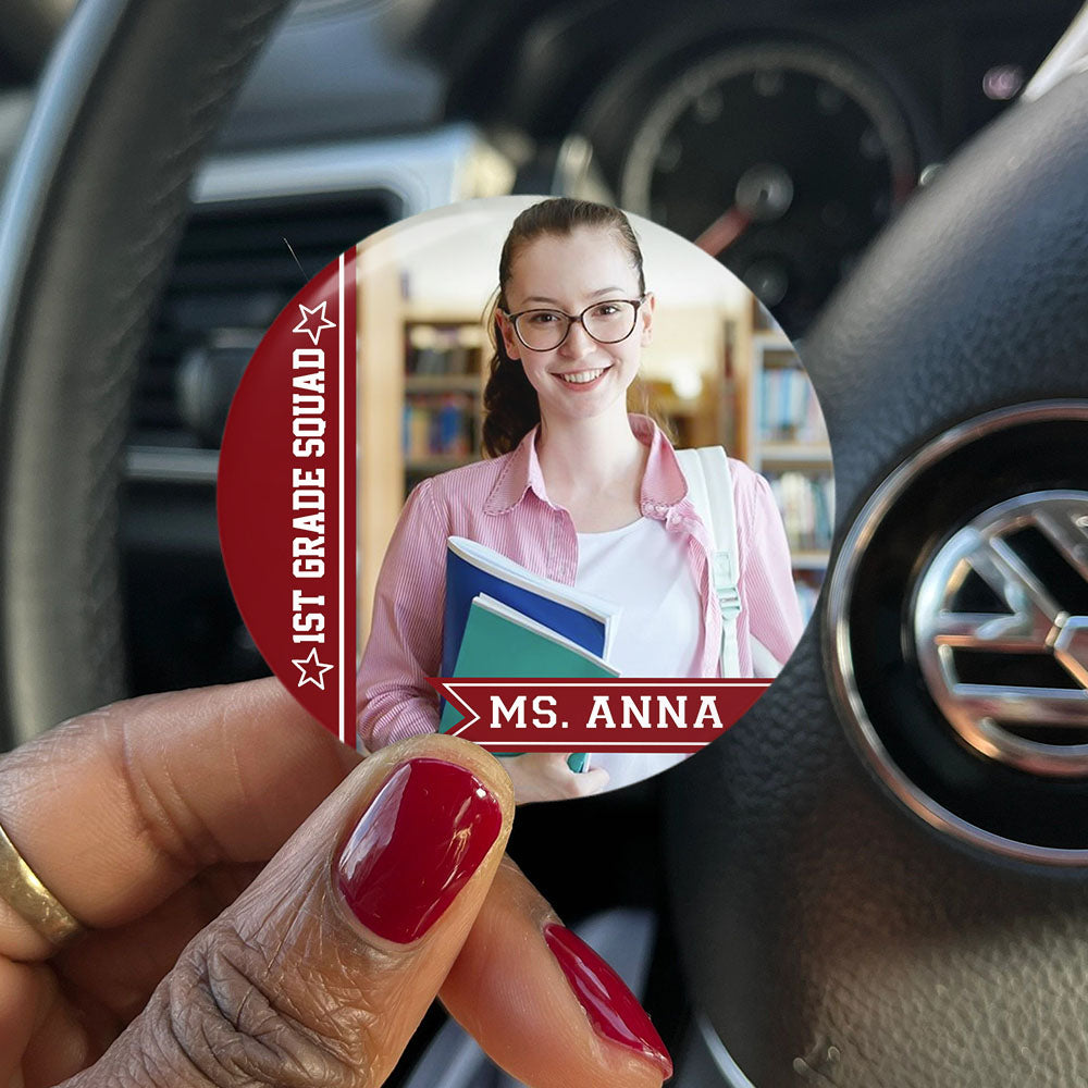 Personalized Grade Squad Teacher Team Pin Button Badge, Back To School Accessory JonxiFon