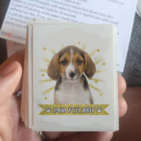 Thumbnail for Personalized Funny Pet Photo Glitter Temporary Tattoos, DIY Gift For Dog Cat Lovers JonxiFon