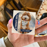 Thumbnail for Personalized Therapy Pet Photo Temporary Tattoos, Gift For Dog cat Lovers JonxiFon