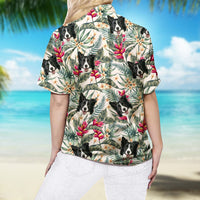 Thumbnail for Custom Hawaii In The Air Face Photo Women's Hawaiian Shirt, Gift For Pet Lover AI