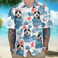 Thumbnail for Custom Pet Face Hawaiian Shirt, Dog Lover Gift AI