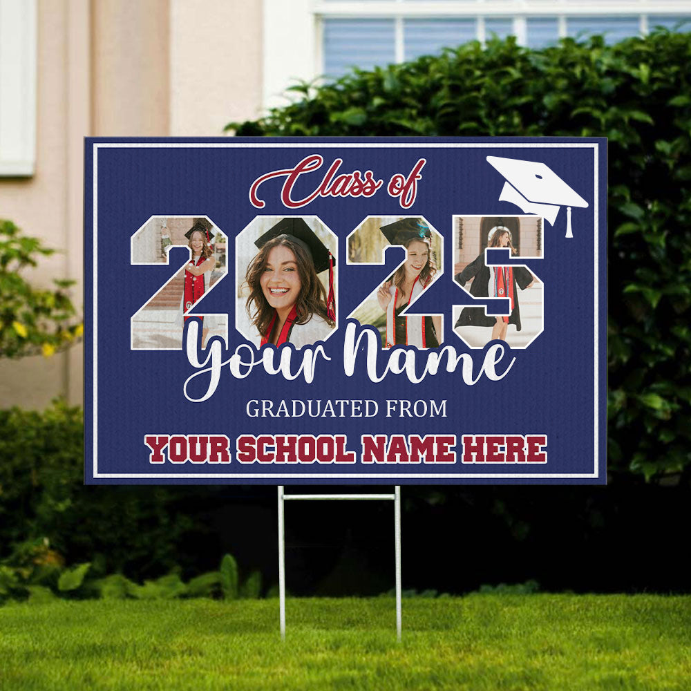 Personalized Graduate 2025 Graduation Lawn Sign, Graduation Gift
