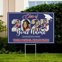 Thumbnail for Personalized Graduate 2025 Graduation Lawn Sign, Graduation Gift